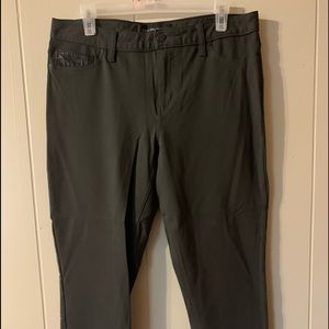 NWOT Sz 14 Calvin Klein Jeans dark olive colored stretch jeans.